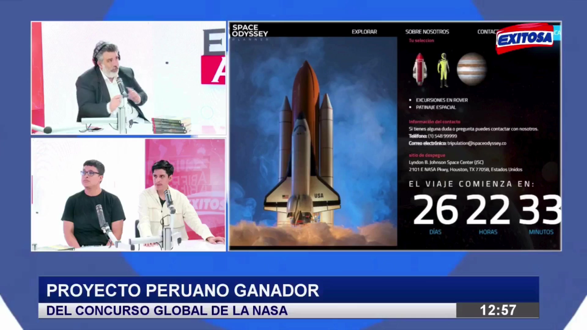 Entrevista en Escuela Abierta - Exitosa TV